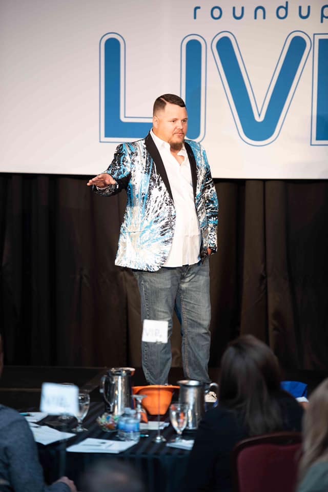 Onstage at Roundup Live
